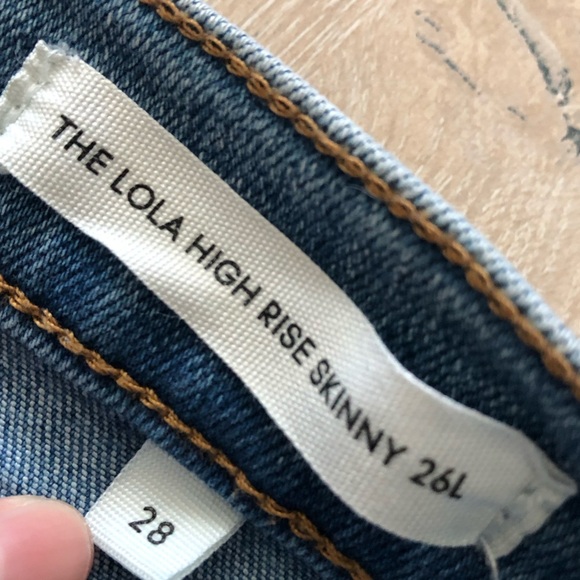 Aritzia Denim Forum The Lola High Rise Skinny Jeans Size 28 - Picture 11 of 13